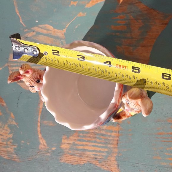 Vintage Ceramic Bunny Rabbit Figurine Easter Gift - Picture 7 of 7